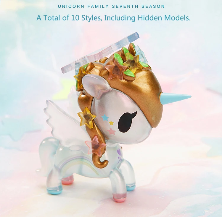 tokidoki unicorno série caixa cega unicórnio brinquedos caixa mistério figura caja misteriosa surpresa kawaii modelo menina presente de aniversário