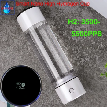 

Portable Smart MRET OH 7.8HZ Molecular Resonance Nano Ultra High Hydrogen Generator H2 Ionizer Alkaline Water Bottle 5500ppb