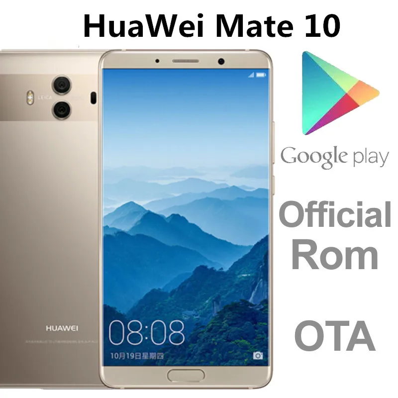 Глобальная версия сотовый телефон HuaWei Mate 10 ALP-L29 Kirin 970 4 Гб ОЗУ 64 ПЗУ NFC сканер