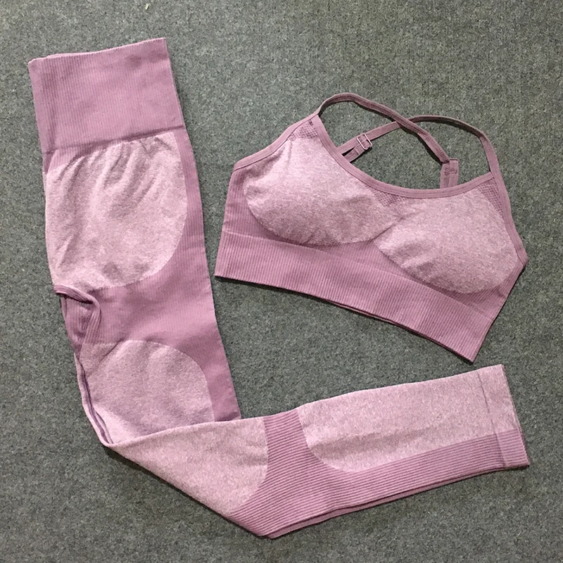 impact seamless gym set women 2pcs yoga set active womens gym clothing sport wear women fitness ladies sportswear workout set (5)