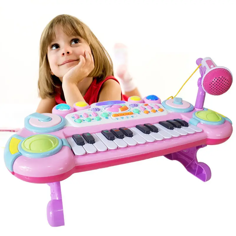 

Children Multi-functional Model Electronic Organ Toy Baby Music Electronic Keyboard Rechargeable Version Early Education Instrum