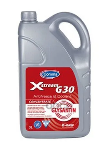 Антифриз G12 Comma Xstream G30 Concentrated Antifreeze Концентрат 5л Comma Xsr5l COMMA арт. XSR5L