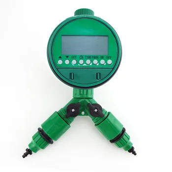 

Home Garden Irrigation Drip Timer Pipe Splitter 2 Way Tap Connectors Quick Connector 8/11 Interface 4/7mm Hose Irrigation Kit