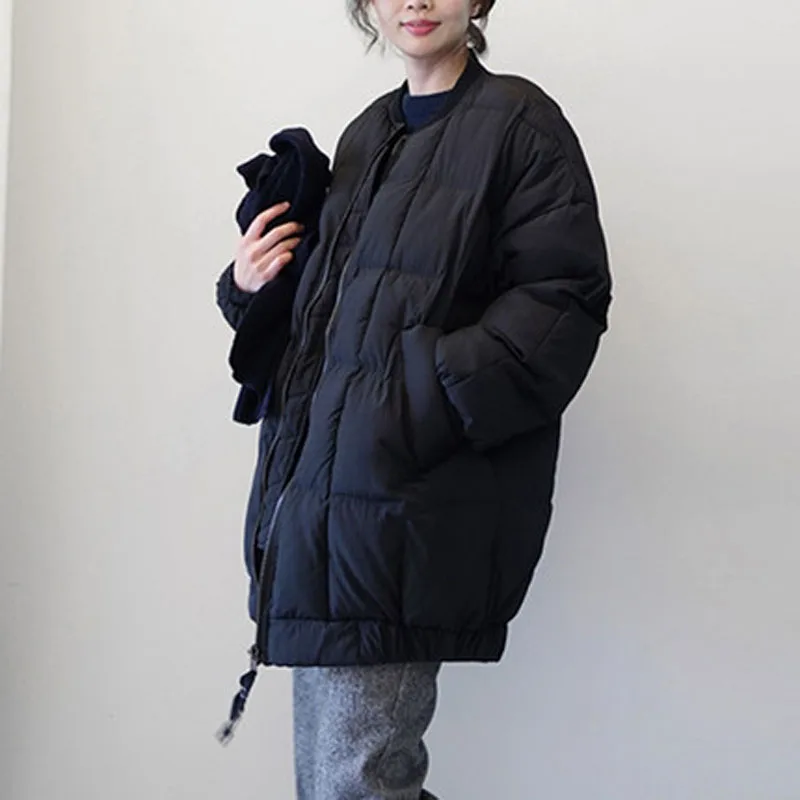 

Winter Jacket Women Parka Coat Down Oversize 2019 Plus Size Female Warm Clothing Black Outerwear Autumn Puffer Quilted Harajuku