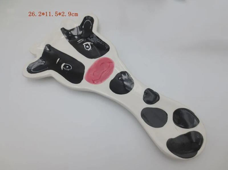 .com: Boston Warehouse Udderly Cow Spoon Rest, Hand Painted Ceramic:  Home & Kitchen