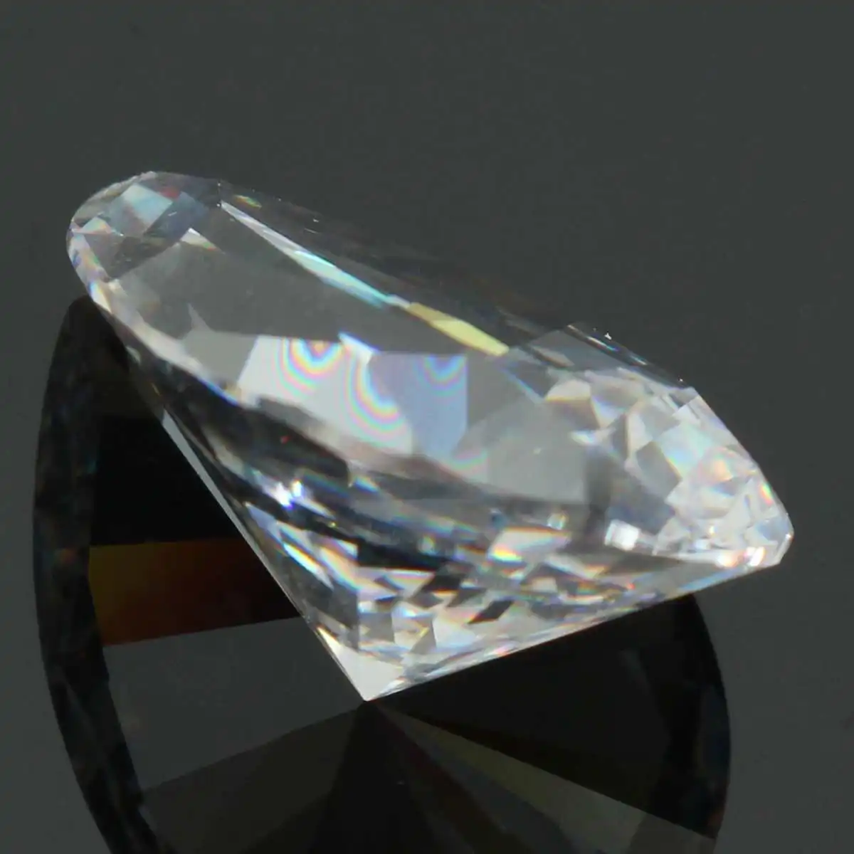 Hot 13x18MM 18.68cts Beautiful Unheated White Sapphire Pear Cut Lustrous Loose Gemstone for DIY Pendants Ring Crafts Gift