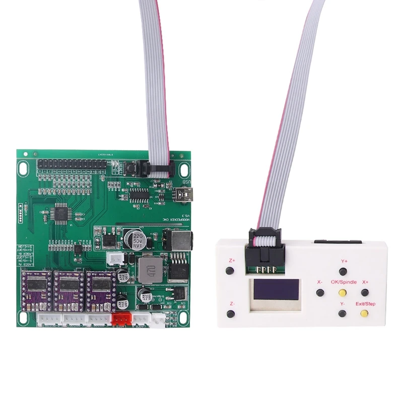 GRBL usb-порт ЧПУ гравировальный машинный пульт управления для машины 1610,2418, 3018