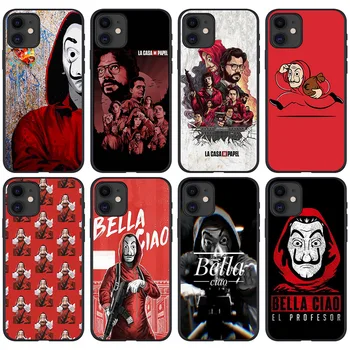 

29 Styles La Casa De Papel Phone Case For iPhone 11 Pro Max XR XS Max 6S 8 7 Plus Shockproof Soft TPU Silicone Clear Cover