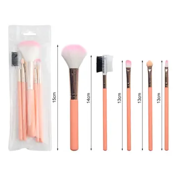

5pcs Makeup Brush Set Eye Brush Beauty Tools Fan Powder Eyeshadow Contour Beauty Cosmetic Colorful For Make Up Tool