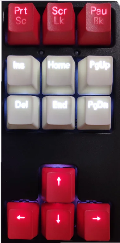Keycap PBT для механической клавиатуры полупрозрачные колпачки с подсветкой cherry mx 21