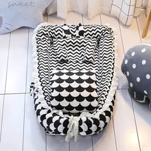Детский манеж многофункциональный легкий детское гнездо для спальная одежда для новорождённых малышей кровать портативный съемный матрас