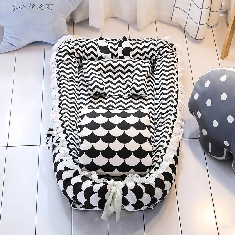 

Baby Playpens New Multifunction Lightweight Baby Nest for Newborn Baby Sleep Bed Portable Detachable Mattress