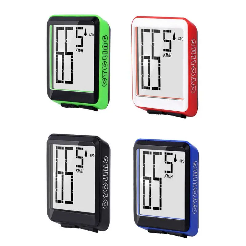 

Bicycle Computer Large Screen Wireless Waterproof Night Luminous Mountain Road Bike Speedometer Stopwatch With Backlight
