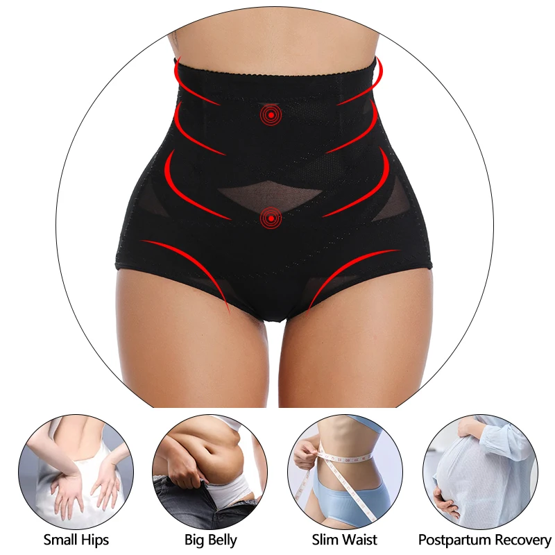 Women Body Shaper High Waist Tummy Control Panties Slimming Underwear Butt Lifter Waist Trainer Panty  Modeling Straps Briefs yummie shapewear