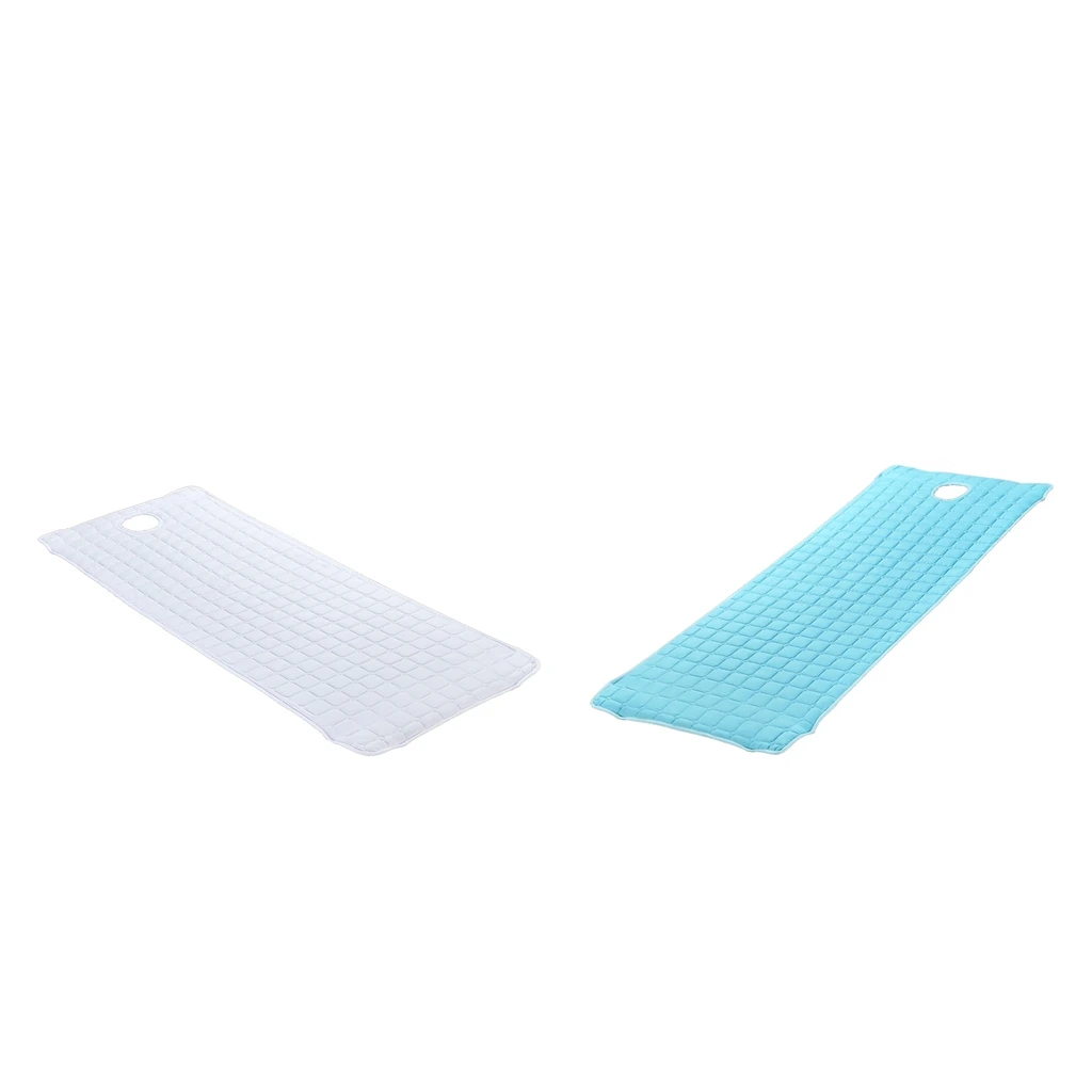 2pcs Massage Sheets Top Mattresses Bed Sheet Cover 180x60cm Blue/White
