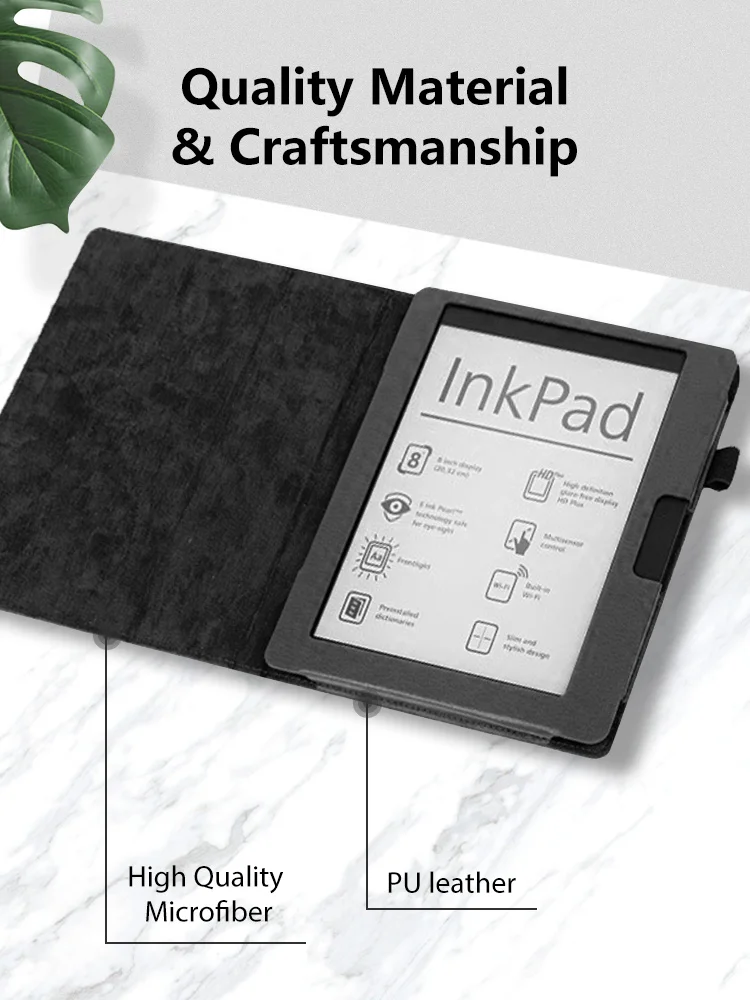 Высокое качество pu кожаный чехол защитный чехол для pocketbook 840 Inkpad 2 pocketbook Inkpad ereader