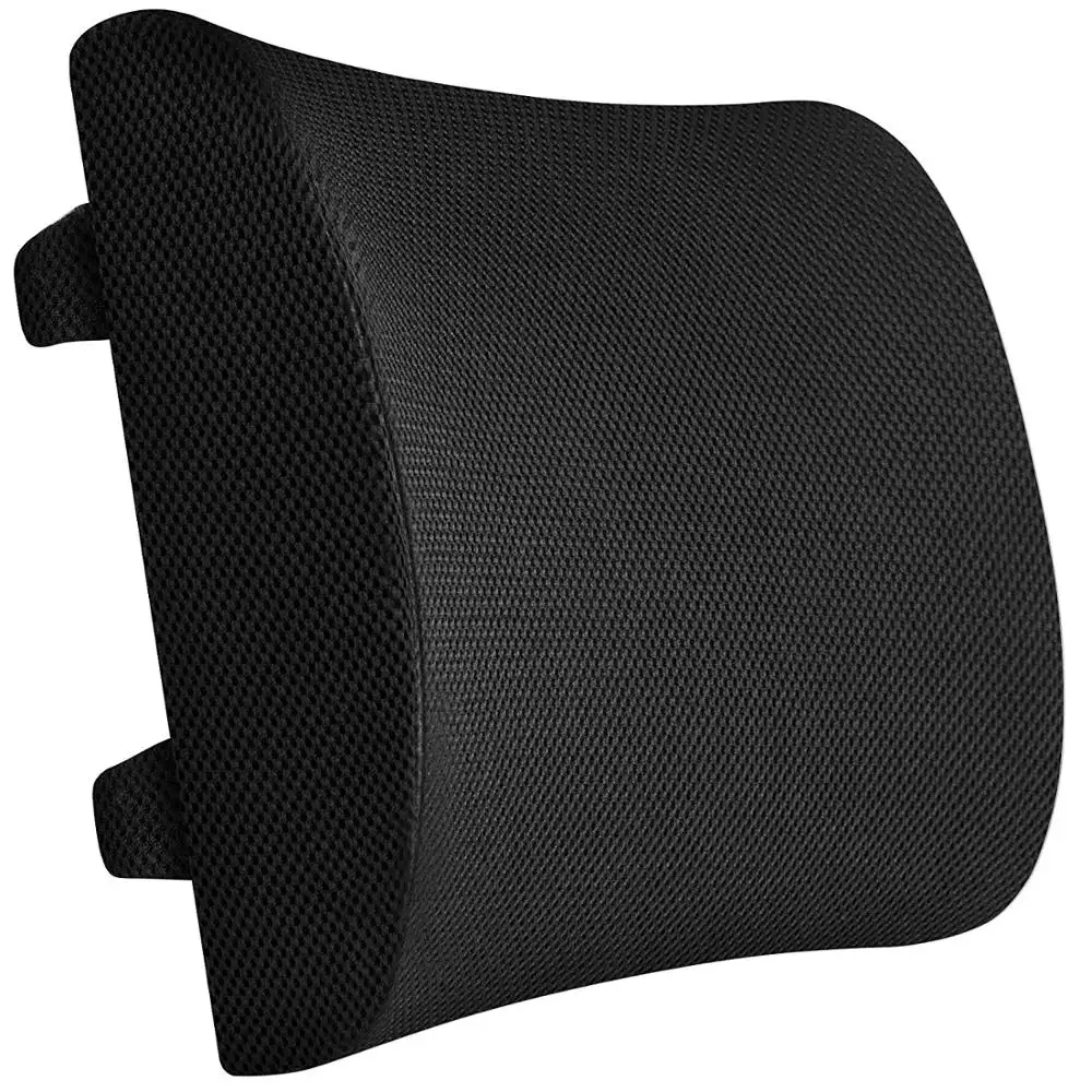 Soft Memory Foam Lumbar Support Back Massager Waist Cushion Pillow For Chairs in the Car Seat Pillows Home Office Relieve Pain 