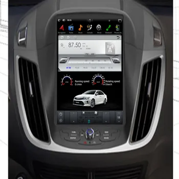 

10.4" Tesla Android 9.0 Fit FORD KUGA / Escape/c-max 2013 2014 2015 Second generation Car DVD Player Navigation GPS Radio