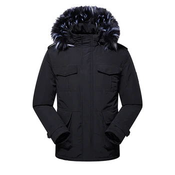 

Men Parka Coats 2020 Winter Jacket Mens Thicken Hooded Windproof Parkas Overcoat Casual Man Warm Down Jackets Pockets Outerwear