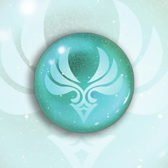 Genshin Impact Eyes Of God Badge Pin Cosplay Game Souvenir Collection Brooch Pins Accessories Props feng