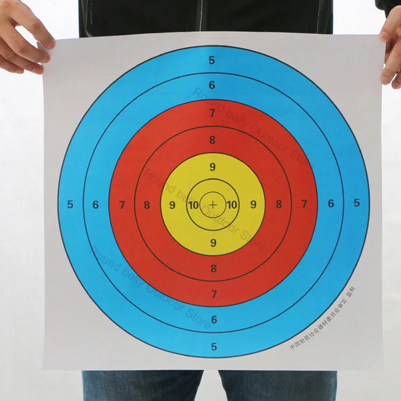 

Shooting Target Paper 40*40cm Standard Archery Bow Spot Shooting Aim Training Paper On For Bow Arrow Shooting Target Pape