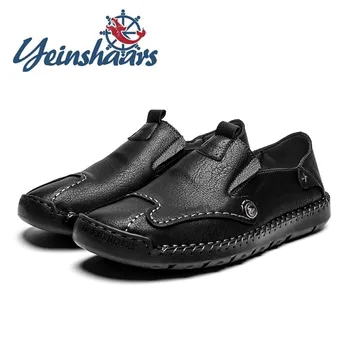 

2020 Mens Casual Shoes Light Soft Slip on Shoes Outdoor Flat Walking Shoes Male Summer Shoes Fashion Classic Big Size Men 39-48