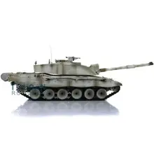 Henglong 1/16 снег 6,0 обновление металла Challenger II rc Танк 3908 Вт/360 башни TH12906