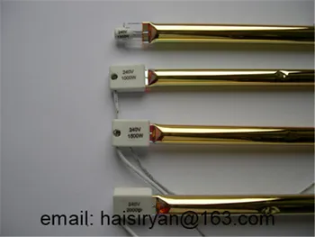 

quartz infrared heating element ruby halogen lamp for Car painting drying