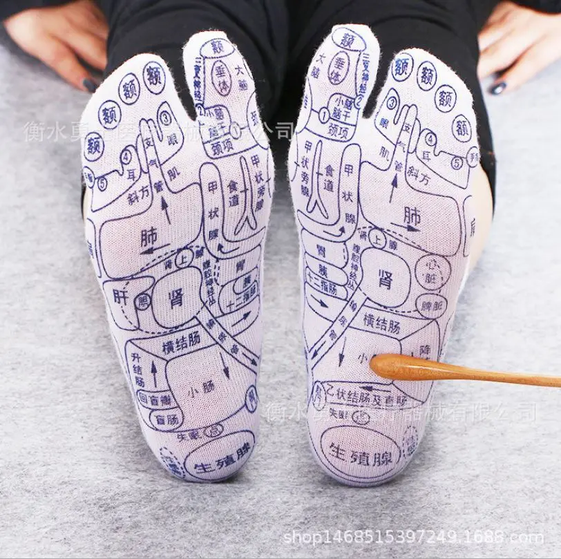 Foot xue wei wa Гольфы массаж ног рефлекторные точки носки для ног