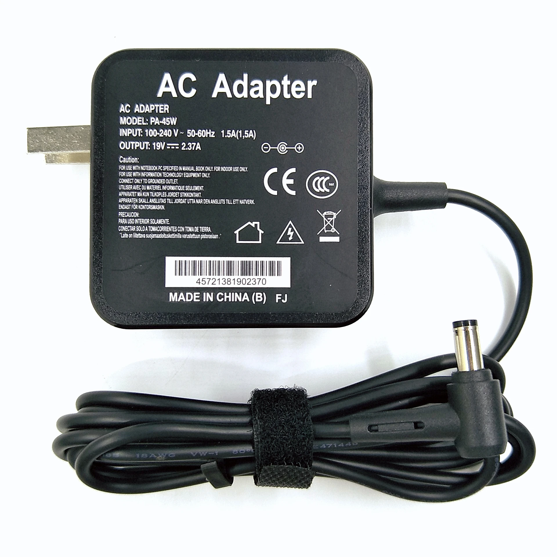 

19V 2.37A 5.5*2.5mm 45W AC Power Adapter for Asus X551C X551CA-BH21 Notebook X555YA PA5177U-1ACA ADP-45BW A C Laptop Charger