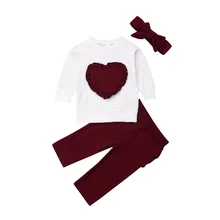 Одежда для маленьких девочек; хлопковый свитер; топы и штаны; Спортивный костюм; комплект одежды