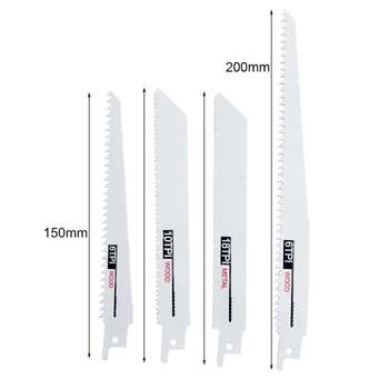 

Wood Metal Cutting Tool Set 10pcs 200mm Reciprocating Multi Saw Cutter Blades