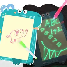 Флуоресцентная доска для рисования светодиодный светящийся планшет для рисования граффити детская Волшебная флуоресцентная доска для граффити игрушки