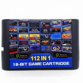 

2020 New Arrive 16-bit MD Black Card Sega Game Card 112in1 for SEGA Sega Handled Video Games