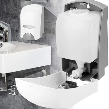 

1000ML Foam Soap Dispenser Wall Mounted Hand Sanitizer Dispenser With Screw Accessory Kit Large Capacity For Bathroom Kitchen