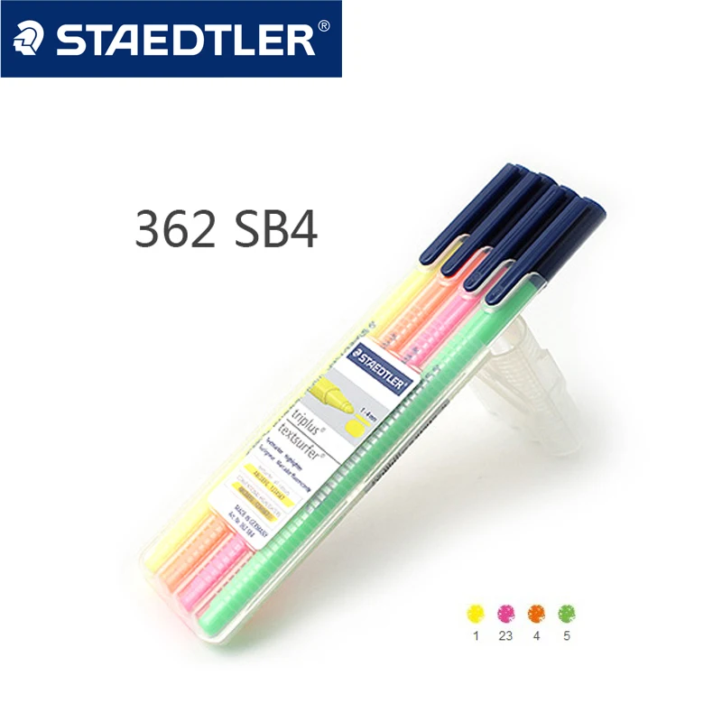Текстовый хайлайтер Staedtler triplus 362 с регулируемым наконечником прибл. 1 и 4 мм