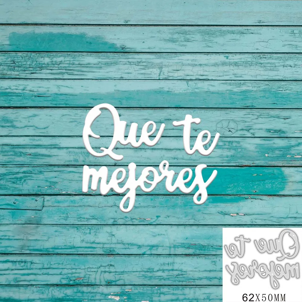 新スペインワード金属切削ダイススクラップブッキングステンシルテンプレートアルバム紙diyカードクラフトエンボス加工カット新21 Cutting Dies Aliexpress