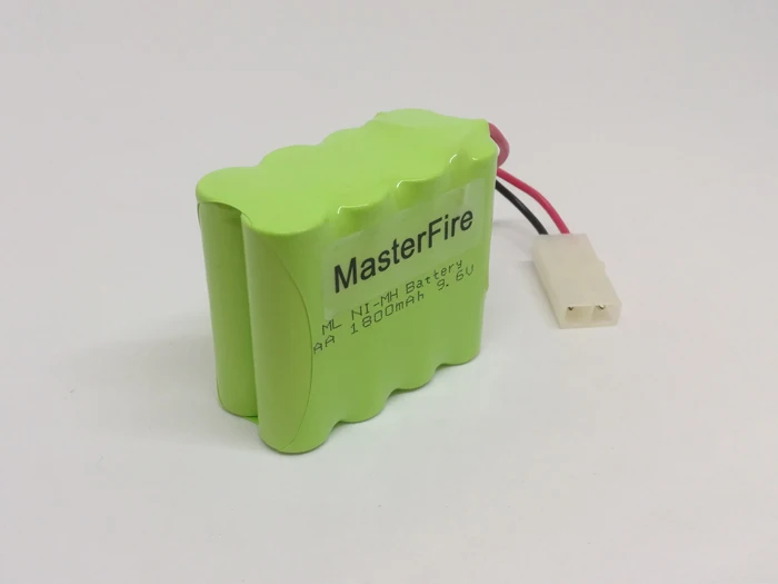 MasterFire 3 упак./лот 9,6 в AA 1800 мАч Ni-MH аккумулятор перезаряжаемые NiMH батареи с вилкой
