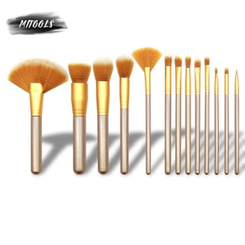 

MITOOLS 2019 NEW 13pcs Makeup Brushes Set Synthetic Hair Foundation Blending Powder Make Up Brush Cosmetic Tools