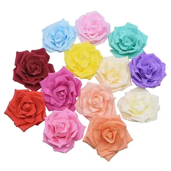 

YONGSNOW 10CM 10pcs/set Foam Artifical Rose Flowers Head For Wedding Party Festival Decoration DIY Craft Home Garden Supplies