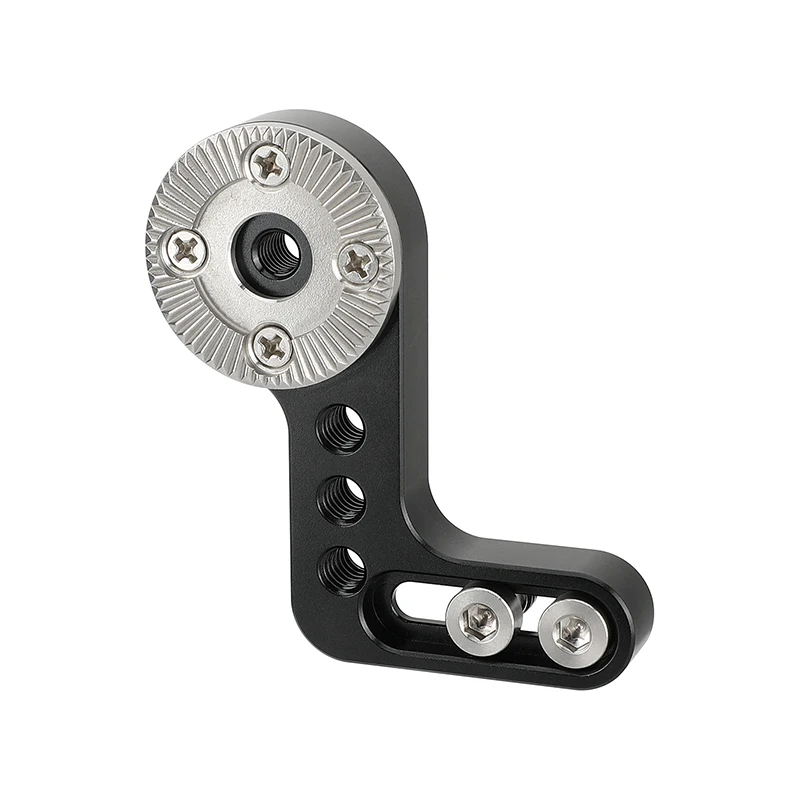 

CAMVATE L Type ARRI Rosette Extension Mount M6 Thread Hole Connector With 1/4"-20 Mounting Groove / Points For Camera Cage Rig