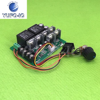 

Free Ship 2pcs The PWM DC Motor Speed Controller 12v24v36v48v Motor dao shun Switch Reversing Switch 40A