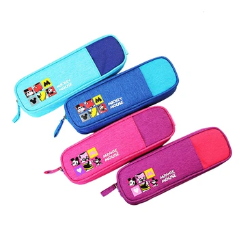 

Children male and female students large capacity canvas casual stationery bag creative cartoon simple stationery box prize gift