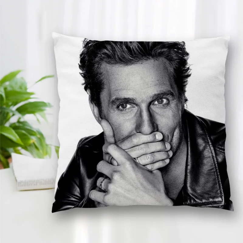 

Pillow Slips Matthew McConaughey Pillow Covers Bedding Comfortable Cushion/Good For Sofa/Home/Car High Quality Pillow Cases