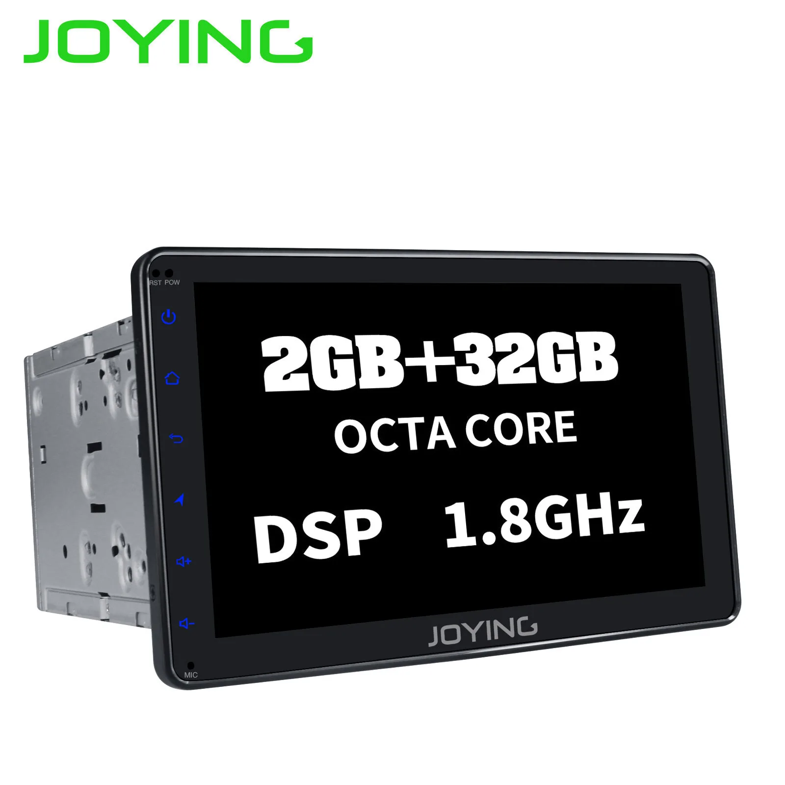 Мультимедийный плеер 2G+ 32G 2 din, автомобильный Радио 8 дюймов, Android 8,1, универсальный Восьмиядерный автомобильный стерео с зеркалом, Bluetooth, gps
