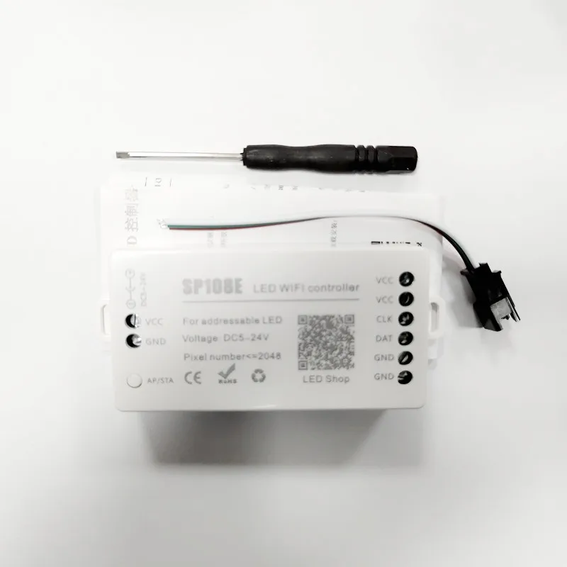10 шт. светодиодный пиксельный контроллер SP108E с Wifi через приложение для смартфона
