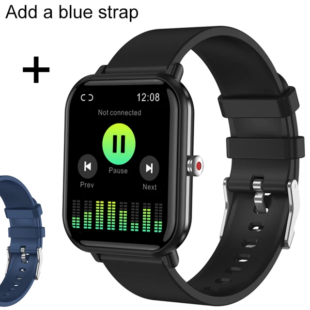 2021 Newest Smartwatch Body Temperature Detection Fitness Tracker Watches Bluetooth Weather Forecast IP68 Waterproof Smart Watch 