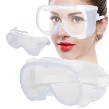 

Protective Safety Glasses Transparent Unisex Safety Goggles for Laboratory Welding Machine PVC+PC+Polypropylene transparent