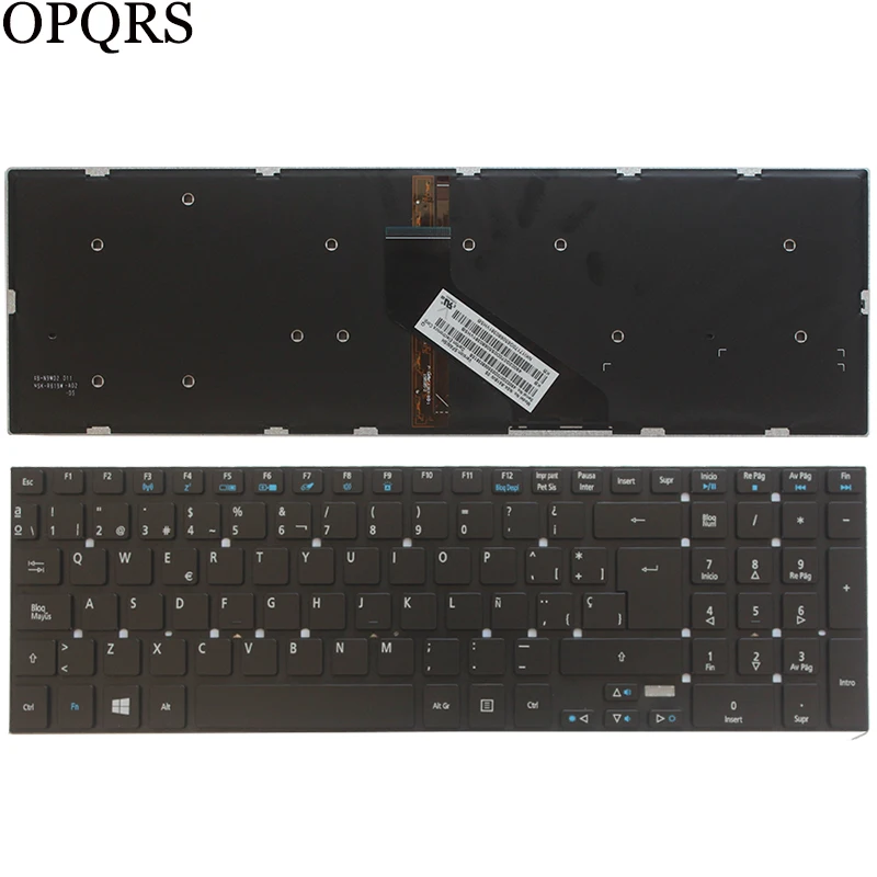 Новая испанская клавиатура для ноутбука Acer Aspire V17 Nitro VN7-791 VN7-791G подсветка SP |