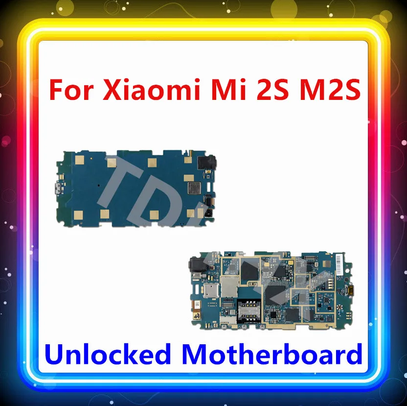Разблокирована для Xiaomi Mi 2S M2S материнская плата Android OS 16 ГБ 32 ГБ материнская плата M2S заменена материнская плата с чипами логическая плата